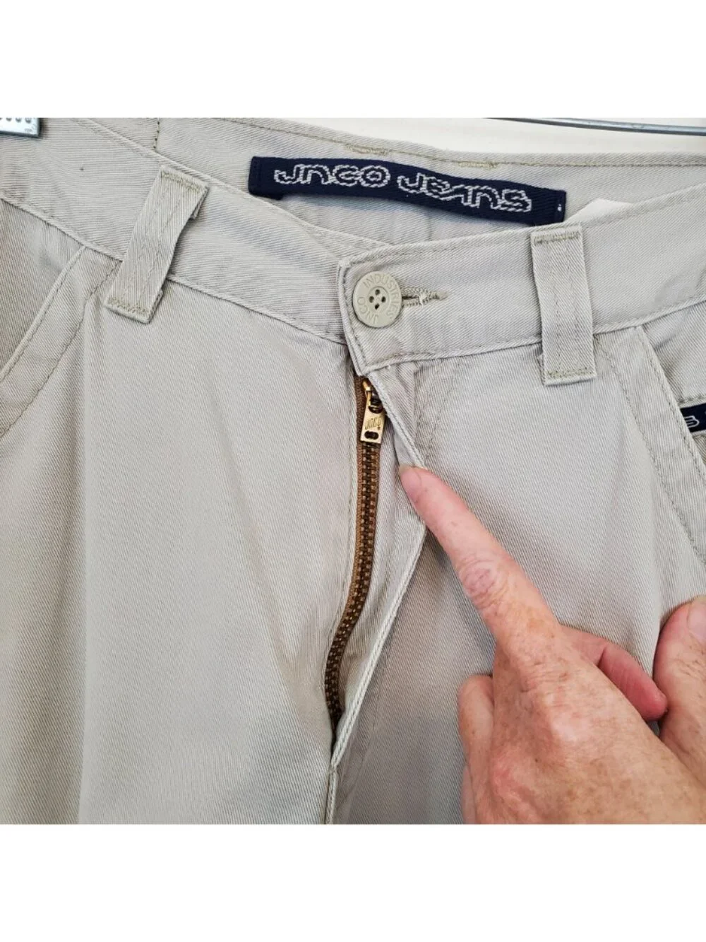 Vintage JNCO Zrapp wide leg children's khaki pants